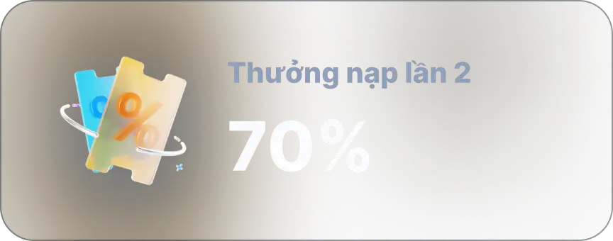 thưởng nạp lần thứ 2